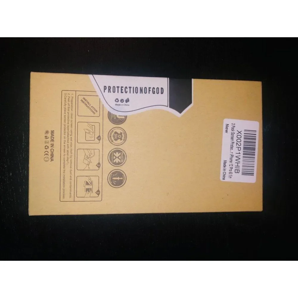 Brand‎ New Glass Screen Pro Premium Tempered iPhone 12 Pro 3 Pcs
